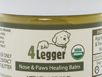 4-Legger Certified Organic Nose and Paw Pad Healing Balm for Dry Chapped Cracked Skin with Hemp Oil and Shea Butter – Made in USA – 1 each – 1.9 oz