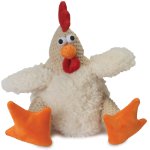 goDog Checkers Large White Rooster