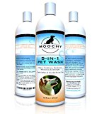 Moochy Dog Complete Shampoo And Conditioner - Complete 5-in-1 Pet Wash - Cleans, Conditions, Deodorizes, Moisturizes & Detangles - All Natural Formula And Eco Friendly, Ideal For Sensitive Dog Skin