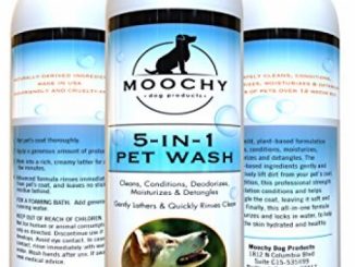 Moochy Dog Complete Shampoo And Conditioner – Complete 5-in-1 Pet Wash – Cleans, Conditions, Deodorizes, Moisturizes & Detangles – All Natural Formula And Eco Friendly, Ideal For Sensitive Dog Skin Reviews