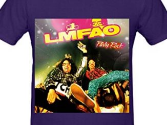 Lmfao Party Rock Funk Album Cover Mens Crew Neck Short Sleeve T Shirt Purple