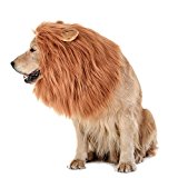 TOMSENN Dog Lion Mane - Realistic & Funny Lion Mane for Dogs - Complementary Lion Mane for Dog Costumes - Lion Wig for Medium to Large Sized Dogs Lion Mane Wig for Dogs