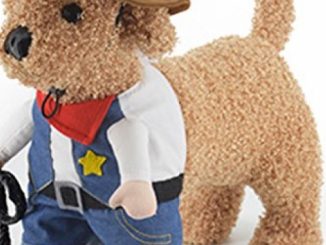 Mikayoo Christmas costumes,The Cowboy for Party Christmas Special Events Costume,West CowBoy Uniform with Hat,Funny Pet Cowboy Outfit Clothing for dog cat(4)