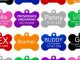 Pet ID Tags | 8 Shapes & Colors to Choose From | Dog Cat Aluminum