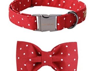 Pet Soft &Comfy Bowtie Dog Collar And Cat Collar Pet Gift For Dogs And Cats 6 Size And 7 Patterns