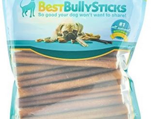 6-inch Supreme Bully Sticks by Best Bully Sticks (25 Pack) All Natural Dog Treats