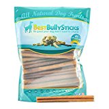 6-inch Supreme Bully Sticks by Best Bully Sticks (25 Pack) All Natural Dog Treats