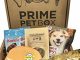 Prime Pet Box ‘Surf n Turf’ Dog Gift Box Care Package – Made in the USA Premium Treats, 18″ Fish & Burger Toy