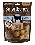 SmartBones Rawhide-Free Dog Chews, Made With Real Peanut Butter