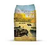 Taste of the Wild High Prairie Grain Free High Protein Real Meat Recipe Natural Dry Dog Food with Real Roasted Bison & Venison 5lb