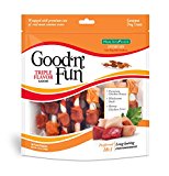 Good'n'Fun Triple Flavored Rawhide Kabobs for Dogs, 12 oz