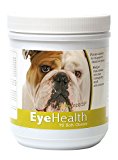 Healthy Breeds Dog Eye Care Support for Bulldog – Over 80 Breeds – Soft Chew Supplement – 75 Count