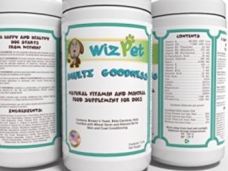 WizPet Dog Food Supplement Powder – Made in USA – 3.0 Lbs. – Add to Any Dog Food – Homemade, Kibble or Canned – Replaces Vitamins, Minerals and Enzymes Cooked Out of Commercial Dog Food