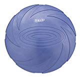 Dog Frisbee Toy - For Small, Medium, or Large Dogs - Soft Natural Rubber Disk For Safety - Best Color Toys For Dogs To See - Heavy Duty, Aerodynamic Design For Outdoor Flight