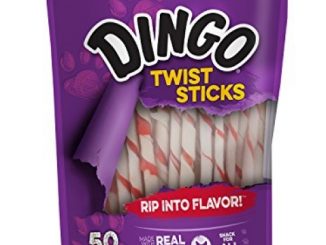 Dingo Twist Sticks Rawhide Chews, Made With Real Chicken, 50-Count (Packaging may vary) Reviews