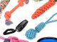 2017 REXWAY Extra Sturdy Dog Rope Toys for Aggressive Chewers, BONUS Free Collapsible Water Bowl and Training Clicker for Outdoor Play (Set of 7) Reviews