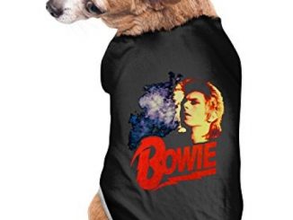 David Bowie Retro Pet Supplies Dog Jackets Custom Cheap Dog Clothes by HHZaDi