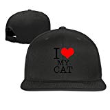 HILLR I Love My Cat Baseball Cap Black