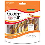 Good'n'Fun Triple Flavored Rawhide Twists for Dogs, 35 Count
