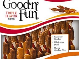Good’N’Fun P-94187 Triple Flavor Kabob Dog Chews, One Size