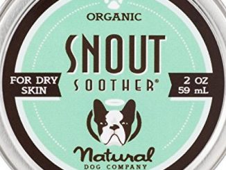 Natural Dog Company – Snout Soother – Dog Nose Remedy – All-Natural Remedy for Chapped Dog Noses – Vegan Dog Balm – Veterinarian Recommended – 2 Ounce Tin