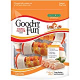 Good 'N' Fun Rawhide Bones, Triple Flavor Chews, 6-Count