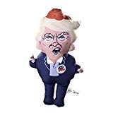 Squeaky Donald Trump Dog Chew Toy - Funny Presidential Satirical Pet Toy with Squeaker