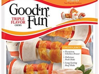 Good ‘N’ Fun Rawhide Bones, Triple Flavor Chews, 6-Count Reviews