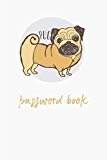 Pug - Password Book: For the Forgetful : Never forget a Password again! With Alphabetized Pages. Cute Pug puppy cover.
