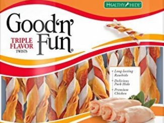 Good’n’Fun Healthy Hide Triple Twists Snack For Dogs Treats, 8.6 oz.