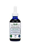 Richard's Organics Pet Calm - Naturally Relieves Stress and Anxiety in Dogs and Cats - 100% Natural, Drug-Free, Settles Nerves and Reduces Hyperactivity (4 oz. Bottle with Dropper)