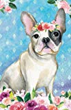 Journal Notebook For Dog Lovers French Bulldog In Flowers: 162 Lined and Numbered Pages With Index Blank Journal For Journaling, Writing, Planning and Doodling. (Journal Notebook Lined) (Volume 24)