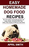 EASY HOMEMADE DOG FOOD RECIPES: 55+ DIY healthy homemade dog food and treats recipes, (including Grain-Free, Paleo, Raw recipes) to feed your best friend.