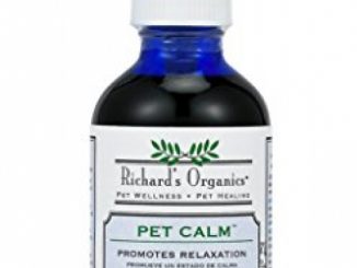Richard’s Organics Pet Calm – Naturally Relieves Stress and Anxiety in Dogs and Cats – 100% Natural, Drug-Free, Settles Nerves and Reduces Hyperactivity (4 oz. Bottle with Dropper)