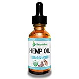 Hemp Oil for Dogs and Cats – 100 % Organic Natural Calming Drops - Anxiety Support - Hip and Joint Health - Pain Relief Stress Reducer for Pets - Omega 3 & 6