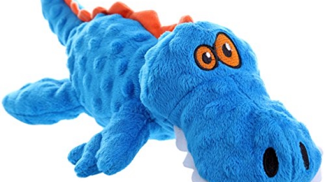 goDog Gators With Chew Guard Technology Tough Plush Dog Toy, Blue, Large goDog Gators With Chew Guard Technology Tough Plush Dog Toy, Blue, Large