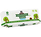 Pogi's Grooming Wipes - 100 Deodorizing Wipes for Dogs & Cats - Large, Hypoallergenic, Fragrance-Free