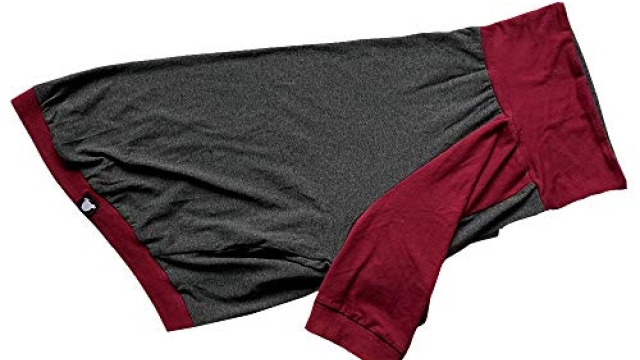 Tooth & Honey Large Dog Clothes/Big Dog Clothing/Sun Shirt/Allergy Shirt/Lightweight Dog Shirt/Surgery Recovery Shirt/Pitbull Clothing/Dark red and Grey (Medium) Tooth & Honey Large Dog Clothes/Big Dog Clothing/Sun Shirt/Allergy Shirt/Lightweight Dog Shirt/Surgery Recovery Shirt/Pitbull Clothing/Dark red and Grey (Medium)