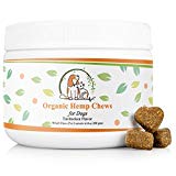 Valerio Organic Dog Hemp Chews - Dog Anxiety Relief Treat - USDA Organic Hemp Oil, Dog Calming Aid, Dog Chew, Chamomile for Joint Pain & Calming. Turkey, Duck, Chicken Flavor to Keep Your Dog Calm