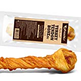AFreschi Turkey Tendon for Dogs, Premium All-Natural, Hypoallergenic, Long-Lasting Dog Chew Treat, Easy to Digest, Alternative to Rawhide, Ingredient Sourced from USA, 1 Unit/Pack Bone (Large)