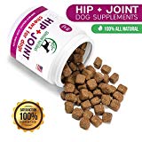 Genuine NaturalsTM Glucosamine Chondroitin, MSM, Organic Turmeric Soft Chews, Hip and Joint Supplement for Dogs, Supports Healthy Joint Function and Helps with Pain Relief, 120-Count