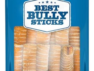 Best Bully Sticks Premium 6-inch Beef Trachea Dog Chews (20 Pack) – All-Natural, Grain-Free, 100% Beef, Single-Ingredient Dog Treat Chew – Promotes Dental Health