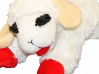 Multipet Lamb Chop Dog Toy 10″