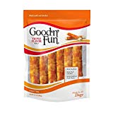 GOOD 'N' FUN Triple Flavor Large Rolls for Dogs w/Premium Beefhide 17.1 oz (6 Pack)