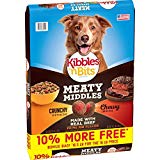 Kibbles 'n Bits Meaty Middles Prime Rib Flavor, Dry Dog Food, 16.5 lb Bag