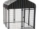 Lucky Dog Pet Resort Kennel with Cover (52″H x 4’W x 4’L)