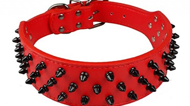 Benala 2″ Black Leather Dog Collars Cool Spiked Studded Pet Dog Collar For Medium Large Dogs Pitbulls Mastiff Bully Benala 2″ Black Leather Dog Collars Cool Spiked Studded Pet Dog Collar For Medium Large Dogs Pitbulls Mastiff Bully
