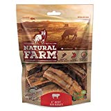 Natural Farm 6-Inch Beef Rib Dog Chew Bones (8-Pack) Grass Fed, Farm-Raised Cattle | Slow-Roasted Flavor | Low Odor for Indoor, Outdoor Chewing | Promotes Dental Health