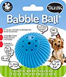 Pet Qwerks Talking Babble Ball Interactive Dog Toys - Wisecracks & Makes Funny Sounds, Electronic Talking Treat Ball that Talks & Makes Noise - Avoids Boredom & Keeps Active | For Small Dogs & Puppies