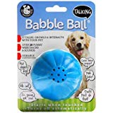 Pet Qwerks Talking Babble Ball Interactive Dog Toys - Wisecracks & Makes Funny Sounds, Electronic Talking Treat Ball That Talks & Makes Noise - Avoids Boredom & Keeps Active | for Large Dogs